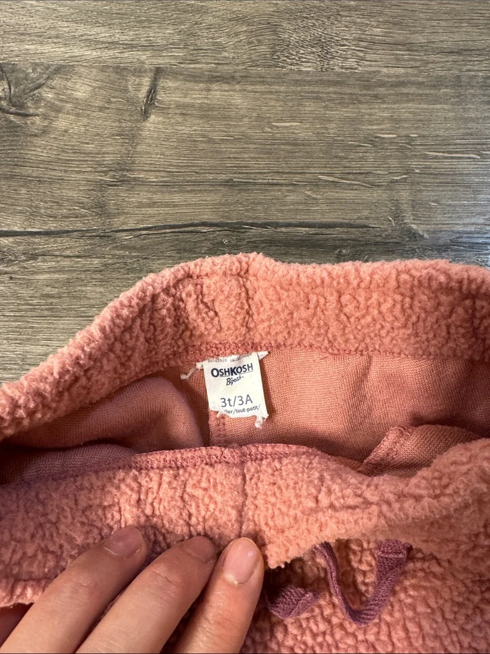 OshKosh B'gosh Pink and Light Pink Sherpa Zip Jacket and matching pants